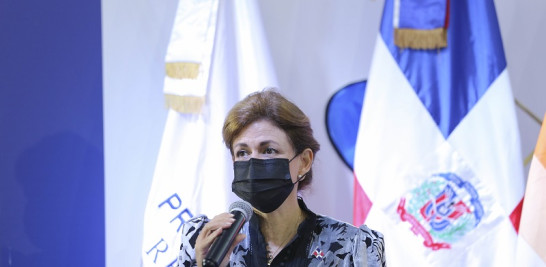 La vicepresidenta de la República, Raquel Peña, encabezó el acto.