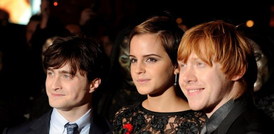 Daniel Radcliffe, Emma Watson and Rupert Grint en 2010. EFE/EPA/DANIEL DEME