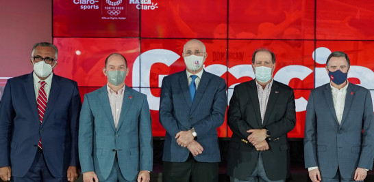 Luisín Mejía, Omar Acosta, Antonio Acosta, Felipe Vicini y Rogelio Viesca.