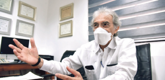 Rafael Mena, presidente de la Asociación de Clínicas Privadas (Andeclip), llamó a los médicos al diálogo.
