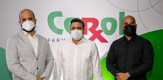 Braulio Pichardo, Vinicio Curiel y Carlos Gómez