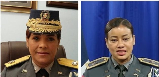 La generala Teresa Martínez y la teniente coronel Ana Jiménez Cruceta.