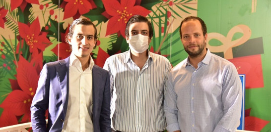 Juan González Lama, Leopoldo González Lama y Pablo Pou.