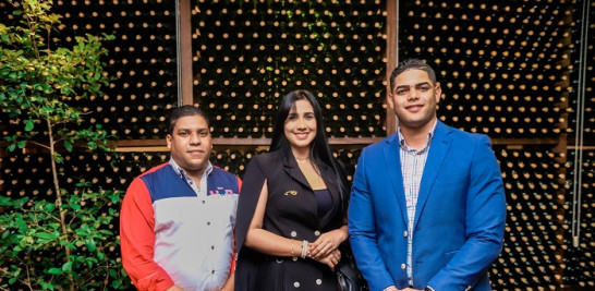 Tirso Herrera, Franchesca Joseph y Manuel Diaz.