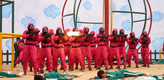 Fotografía cedida por Netflix de una escena de la serie surcoreana 'Squid Game' (El Juego del Calamar). EFE/ Netflix