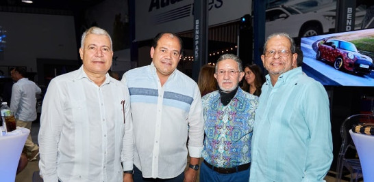 Fernando Placeres, Ramón Fernández, Amable Aristy y Ernesto Veloz