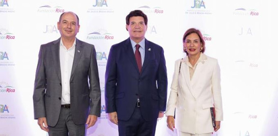 Israel Daniel Birán, Julio Virgilio Brache y Haydée Kuret.