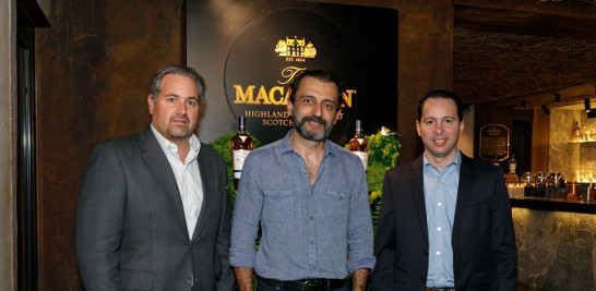 Manuel García, George Farah y Manuel Santelises