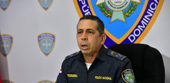 Diego Pesqueira, vocero de la Policía Nacional.