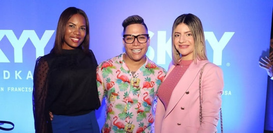 Jennifer Peguero, Jose Ángel Morvan y Tatiana Núñez.