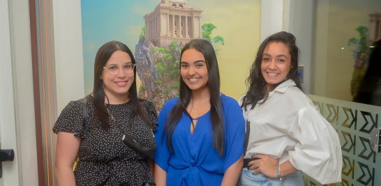 Yudit Grullón, Karla Inoa e Isha Cabrera.