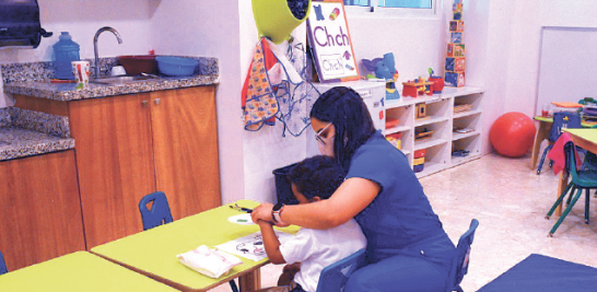 El centro brinda terapias a niños y niñas con diversas discapacidades. ARCHIVO /LD