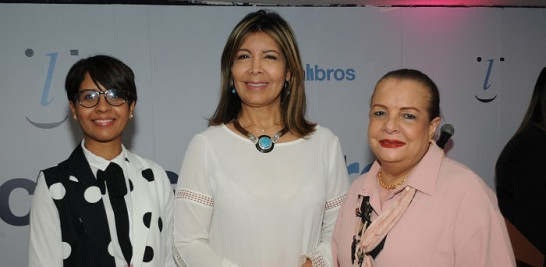 Emery Rodríguez, Rita Soriano y Nieves Colombani.