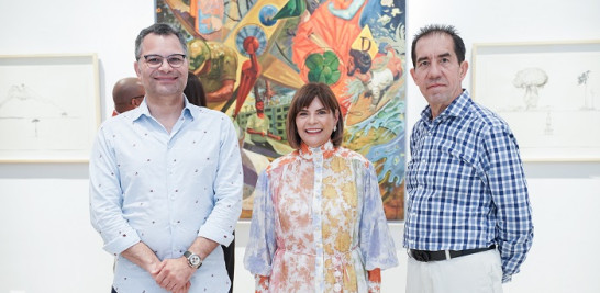Alberto Cruz, Susy Guzman y Sergio Ferreria.