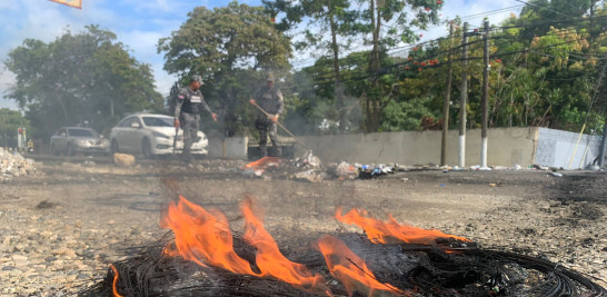 Huelga en el Cibao. Foto: Onelio Domínguez/ Listín Diario.