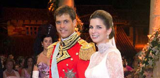 Luis Alfonso de Borbón y María Margarita Vargas