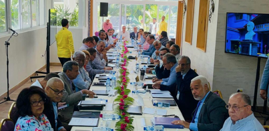La reunión del Comité Político del PLD fue encabezada por el expresidente Danilo Medina y el secretario general Charlie Mariotti.