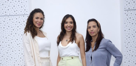 Natali Acevedo, Mariela Rodríguez e Ingrid Almonte.