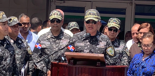 El general Claudio Edgar Gonzalez Moquete es el nuevo director regional de la Policía.