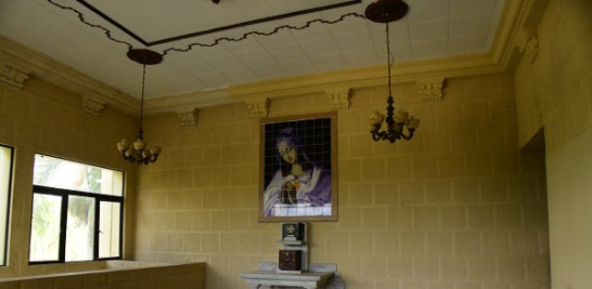 Dentro del castillo del cerro, Trujillo tenía una capilla con una imagen de la vírgen de las Mercedes/ Raul Asencio Listín Diario
