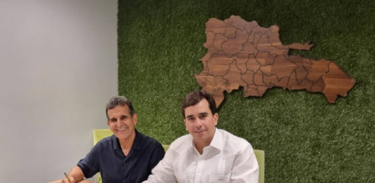 Jesús Moreno Portalatín, presidente de la Fundación, y Daniel Dalet Casals,