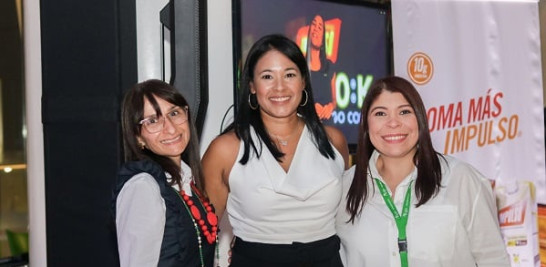 Rocío Sánchez, Marlenny Peña y Keren Cirineo.