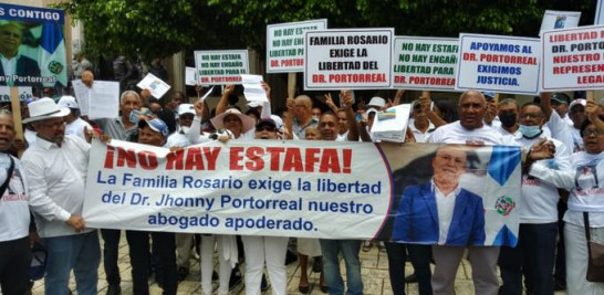 Los Rosario piden libertad de Portorreal.