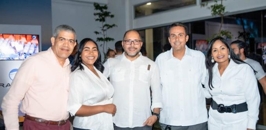 Luis Liriano, Eduviges Bautista, Franklin Jaquez, Mauricio Ramírez y Natasha Rodríguez.