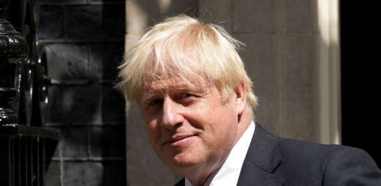Dimisionario primer ministro británico, Boris Johnson. Foto AP.