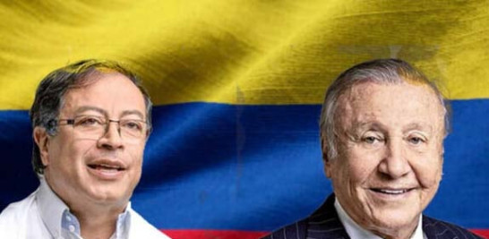 ELos candidatos de las pasadas elecciones colombianas.