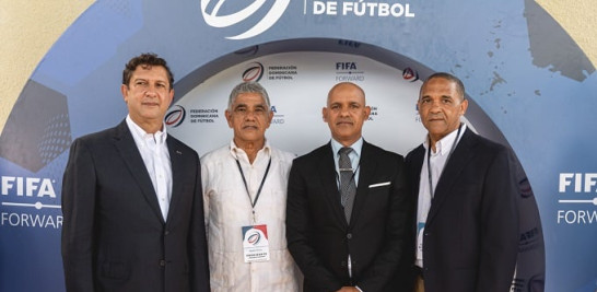 Manuel Estrella, Rubén Muñoz, José Frank Acosta e Isidro Alejo.