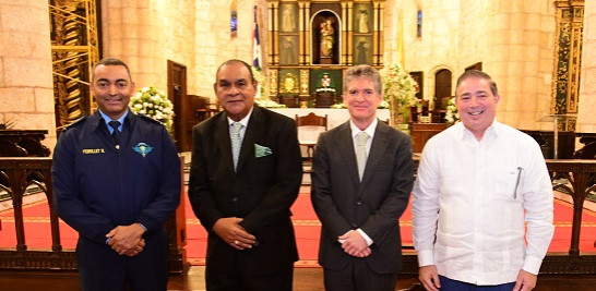 Carlos R. Febrillet Rodríguez, Miguel Fanjul. José Alfredo Corripio y Héctor Porcella.