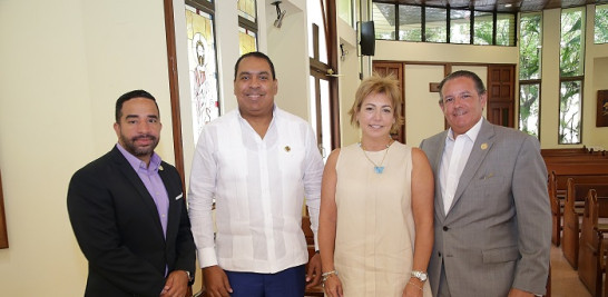 Kelvin Manuel Bautista, Edgar Batista, Valerie Valera y Miguel Brenes.