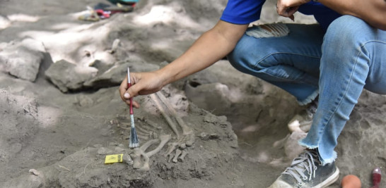 Las excavaciones han pertido encontrar objetos para rituales funerarios y herramientas para cocinar y cazar.  jorge martínez/ld