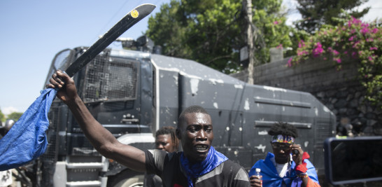 Protesta haitianos.