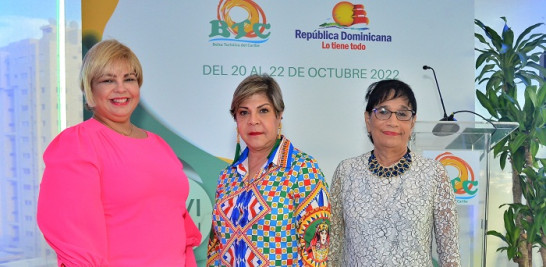 Ana Mirtha Vargas, Lissette Estella y Rosa Dignora Peña Acosta.