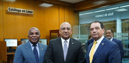 Pompilio Núñez, Ervin Novas Bello y Roberto Pelliccione.