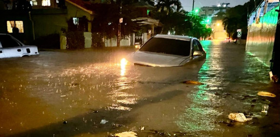 Foto de las inundaciones del pasado cuatro de noviembre que afectaron al Gran Santo Domingo.