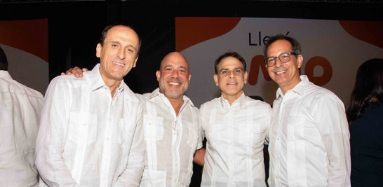 Juan Manuel Barranco, José Yude Michelén, Christian Pichardo y Santiago Camarena.