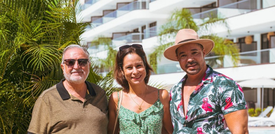 Evagrio Sanchez, Liria Martinez y Juan Carlos Peralta.