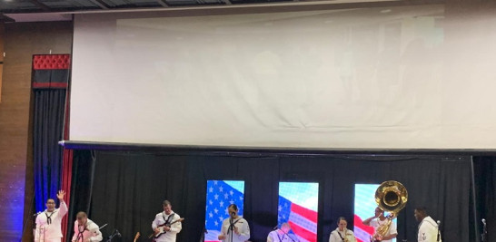 U.S Fleet Forces Band en el Auditorio del Centro Cultural Mauricio Báez