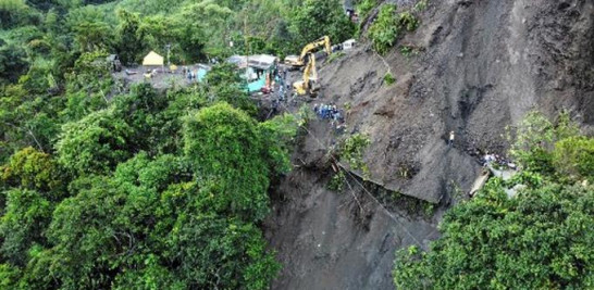 Deslizamiento de tierra en colombia / AFP