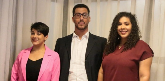 Itzamar Castillo, Manuel Morales y Majorie Berroa