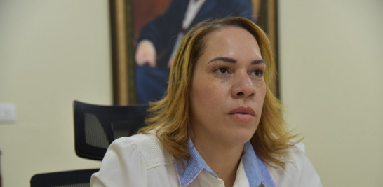 María Elena Batista Rivas, directora médica del principal centro de salud de la Región Enriquillo.