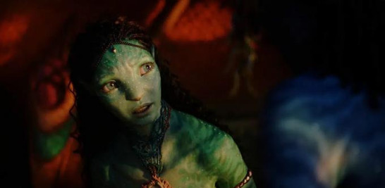 En esta imagen proporcionada por 20th Century Studios, Bailey Bass como Tsireya en una escena de "Avatar: The Way of Water". (20th Century Studios vía AP).