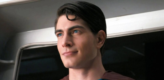 Brandon Routh en el rol principal en la película de 2006, "Superman Returns".