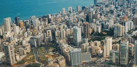 Una parte de la ciudad de Beirut.