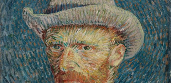 Autorretrato en el Museo Van Gogh.