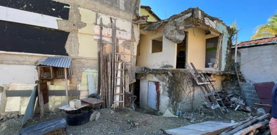Viviendas parcialmente destruidas en Los Ríos por los  torrenciales ocurridos hace más de 2 años. / Raúl Asencio