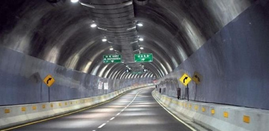 Túnel de la avenida Ortega y Gasset (UASD).